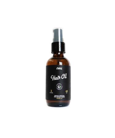 O'Douds Hair Oil - Moisturizes & Heals Dry  Frizzy & Damaged Hair and Scalp - Lightweight & Non-Greasy - Plant-Based - Lavender & Peppermint Scent 2 oz.