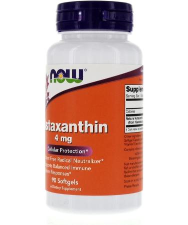 Astaxanthin 4mg 90 Softgels - Cellular Protection - Pack of 2 - Buy Online on GoSupps.com