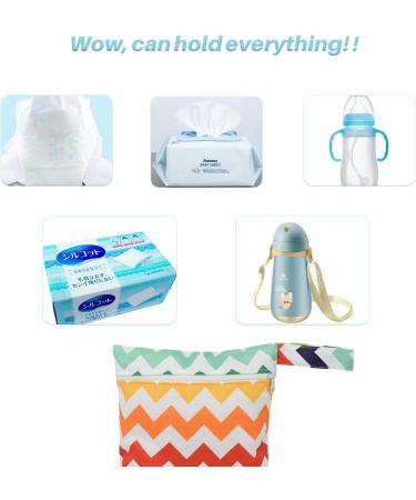 ALLY-MAGIC Wet Bag: Washable Cloth Diaper Bags with Zippers - Daycare Organizer for Swimsuits and Wet/Dry Clothes - Hanging Storage Bag - Buy Online on GoSupps.com