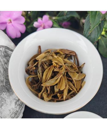 HQZM Premium Wanggong Old Tree Tea Yiwu Raw Tea Cake 357g First Spring Puer Cake Tea - Buy Online on GoSupps.com