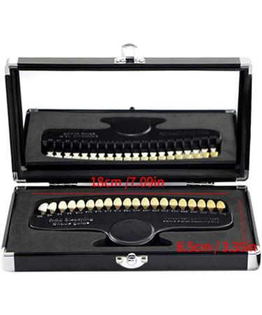 Teeth Whitening Shade Guide - 20-Color Tooth Shadow Tool with Mirror | Dentist-Approved Tracking Aid - Buy Online on GoSupps.com