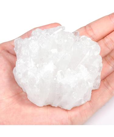 Buy Nupuyai Natural Mountain Crystal Druse Rodstein - Irregular Reiki Healing Stone & Large Crystal Cluster for Home Decoration - International Shipping Available - Buy Online on GoSupps.com