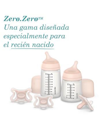 Suavinex Zero Zero Pacifier for Newborns - Symmetrical Teat 0-6 Months Pink - 1 Piece (9.3 x 6.3 x 6 cm) | International Shipping Available - Buy Online on GoSupps.com