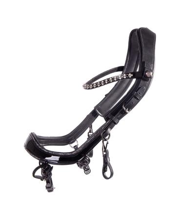 Presteq Bridle FaySport Glitter PresTec Black - Full/WB - Black