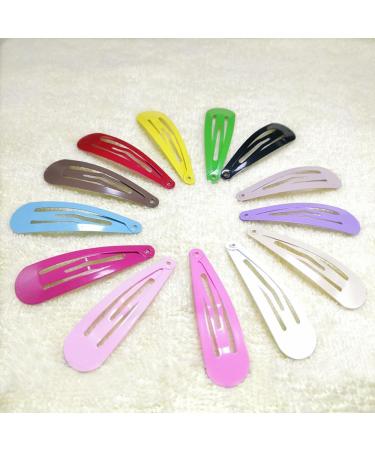 DAZISEN 40 Pack Hair Clips For Girls Metal Snap Kids Barrettes Women'S Hair Accessories Colorful Candy Lovely Simple Hairstyle Clips Red - Buy Online on GoSupps.com