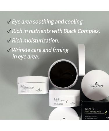 The Skin House Black Pearl Peptide Patch - Nourishing & Moisturizing Patches for Dry Skin | 90g/60pcs | Enhance Skin Elasticity - Buy Online on GoSupps.com