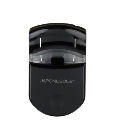 JAPONESQUE Go Curl Travel Eyelash Curler, Perfect for On The Go Use, with Extra Soft, Gentle Lash Pad Black