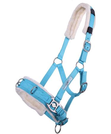 NetProShop Cavesson Lunging Aid for Groundwork - Shetland Pony & Cob Full Size - Light Blue - Buy Online on GoSupps.com