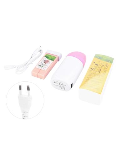3 In 1 Wax Heater Kit Roll Waxing roll heating depilation cartridge + hair removal wax hair removal set for wax warmer electrical epilator landfill wax paper EU