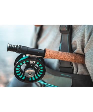 TFO NXT Black Label Fly Fishing Rod & Reel Kit - 5WT 9'0'' 4pc, Moderate Action, Saltwater/Freshwater - Buy Online on GoSupps.com