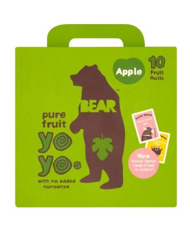BEAR Keep Pure Fruit Yo Yos from Apple (5x20g) - Pack of 2