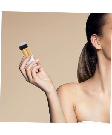 POPETPOP Fluffy Foundation Makeup Brush - White Blush Brush for Flawless Application | International Shipping Available - Buy Online on GoSupps.com