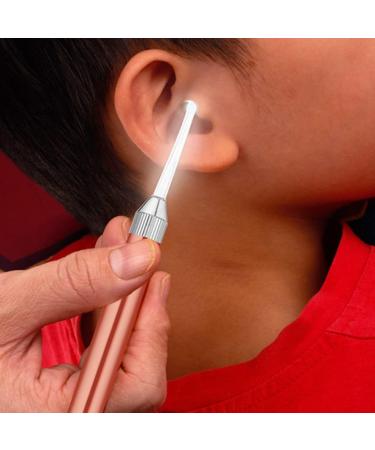 3pcs Children's Earwax Removal Kit - Luminous LED Golden Spoon & Red Scraper - Health & Clean Tool Gift - Assorted Colors - 17.8x1cm - Buy Online on GoSupps.com