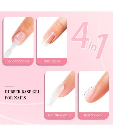 Nicedeco Nail Gel Polish Base and Top Coat Set - 2x15ML Clear No Wipe UV/LED Long-Lasting Glossy Shine Finish for DIY Nail Art - Buy Online on GoSupps.com