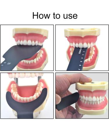 Sharainn Dental Photo Contrast Board - PVC Oral Black Background for Palatal Photography (C-4A) | International Shipping Available - Buy Online on GoSupps.com