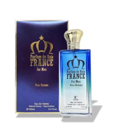 Parfum De Rois France Eau of Toilette 3.4 Fl. Oz. Woody Spicy fragrance for Men