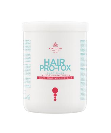 Kallos KJMN Hair Pro-tox Cream Hair Mask with Keratin Collagen and Hyaluronic Acid 500 ml
