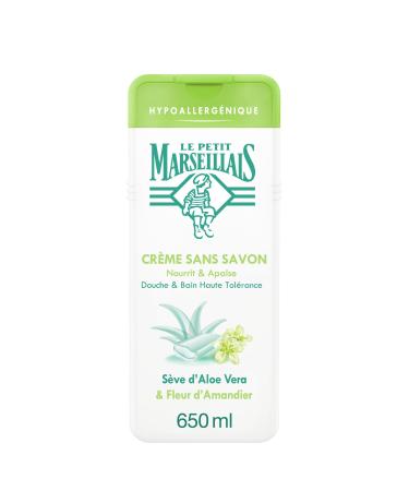 Le Petit Marseillais Le Petit Marseillais Hypoallergenic Shower Gel with Aloe Blossom and Almond Blossom 650 ml