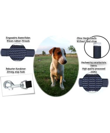 Twinkys Dog Style Tow Leash - 15m Rubberized 15mm Wide for Dogs Up to 15kg - No Hand Loop Made in Germany - Buy Online on GoSupps.com