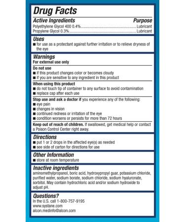 Systane Hydration Preservative-Free Eye Drops Twin Pack - 2x10ml | Dry Eye Relief - Buy Online on GoSupps.com