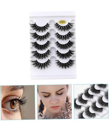 POPETPOP Black Decor 10 Pairs Fake Eyelashes 3d Makeup Decor False Eye Lashes Embellishments for Crafting Soft Light Fake Lash Black Trim Decked False Eyelashes Make up Imitation Miss - Buy Online on GoSupps.com