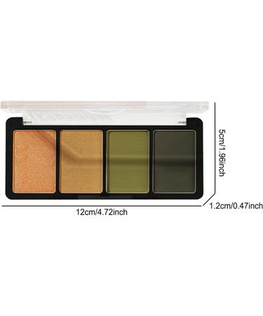  Veeteah Matte and Glitter Eyeshadow Palette - Matte Glitter Makeup Palette - 4 Colors - Vibrant Colors - For Women and Girls - Veeteah Birthday Gift - Buy Online on GoSupps.com