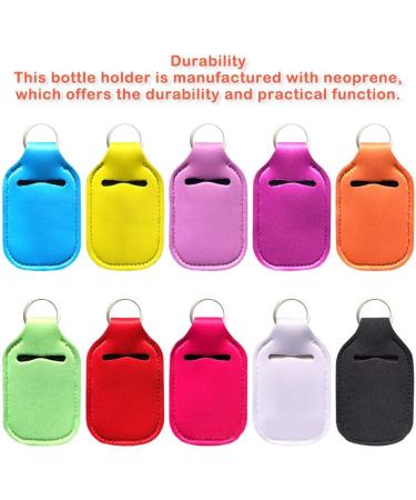 dijiusidy Key Chain Thoughtful Design Flip Caps Reusable Refillable Useful Bottle Holder Assorted Colors Portable Holders Straw Yellow XY Straw Yellow XY - Buy Online on GoSupps.com