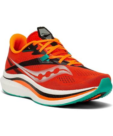 Saucony Men's Endorphin Pro 2 Running Shoe 11 - Scarlet/Black | Lightweight & Responsive - Buy Online on GoSupps.com