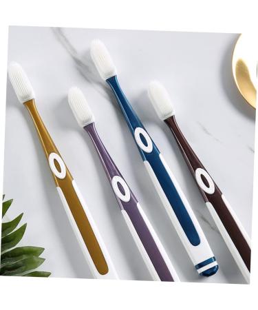 Beavorty 8-Piece Nano Toothbrush Set - Medium-Sized Ergonomic Wear-Resistant Hard Bristles for Adults | Best Teeth Accessories for Optimal Oral Care - Buy Online on GoSupps.com