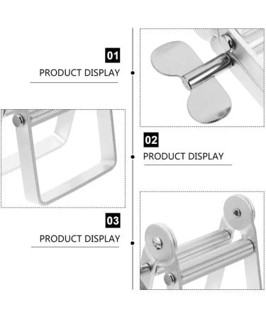 Universal Tube Squeezer - Metal Tool for Toothpaste Hair Color & Cosmetic Tubes - Lazy Dispenser for Effortless Use - Buy Online on GoSupps.com