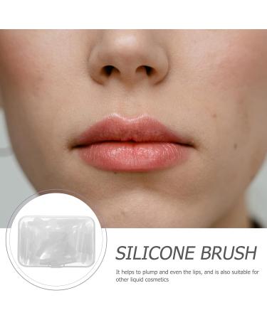 Lurrose 1Set lip brush Silicone Lip Scrub Brush Silicone Lip Balm Brush lip gloss for women silicone lip scrubber makeup gadgets lip applicator Disposable Accessories white Miss Silica gel - Buy Online on GoSupps.com