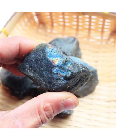 Crystal 100g Natural raw Labradorite Tumbled Stone Rough Stones Quartz Crystals Stone - Buy Online on GoSupps.com