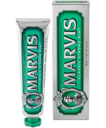 Marvis Classic Strong Mint Toothpaste 85ml - Pack of 2 | Invigorating Flavor & Long-Lasting Freshness - Buy Internationally - Buy Online on GoSupps.com