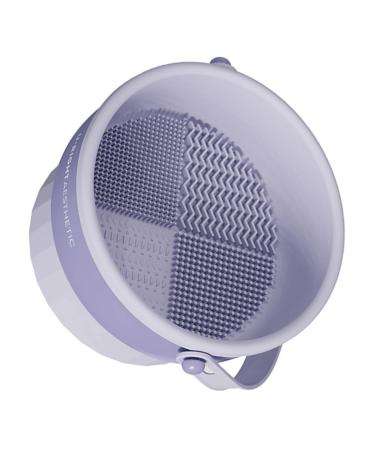 DOITOOL clean Scrubber sponge makeup sponge washing tpr makeup cleaner cleaning box make up Storage artifact makeup brush cleaner pad cleaning bowl makeup brush cleaning mat