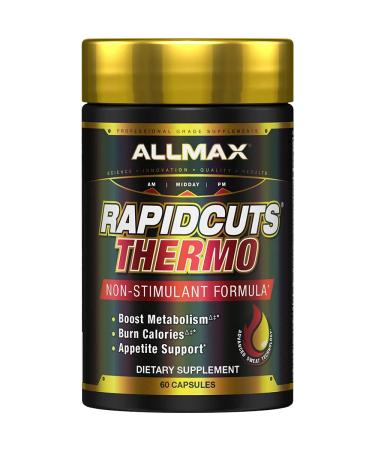 ALLMAX Nutrition Rapidcuts Thermo: Non-Stimulant Fat Burner 60ct