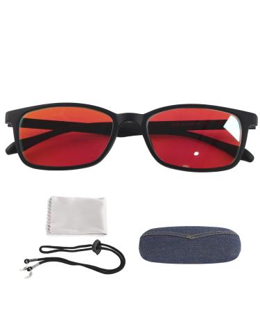 Dechoga full frame glasses for correcting color blindness color weakness glasses for men and women