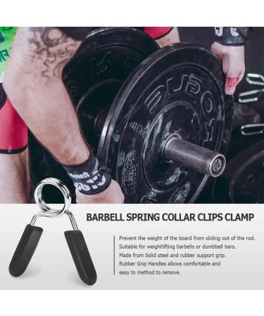 BCBF 2 Pack 25mm Barbell Clips - Durable Dumbbell Spring Locks for Weight Lifting - Secure Dumbbell Attachments & Lever Clamps - Buy Online on GoSupps.com