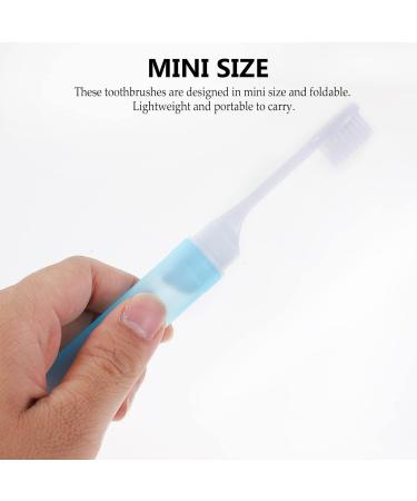 Buy Ipetboom 12 Pieces Travel Toothbrush Set - Foldable Oral Care Solution | International Shipping Available - Buy Online on GoSupps.com