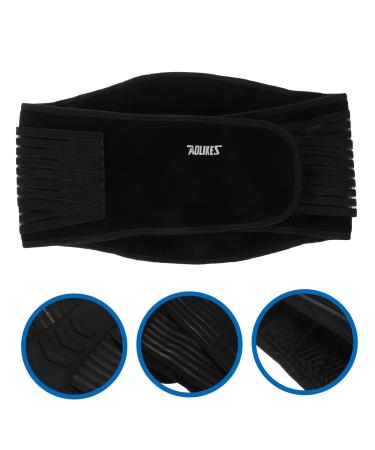 Buy Adjustable Waist Support Belt for Women | Lumbar Support Back Brace & Fitness Trainer - Breathable Leather for Men - Buy Online on GoSupps.com