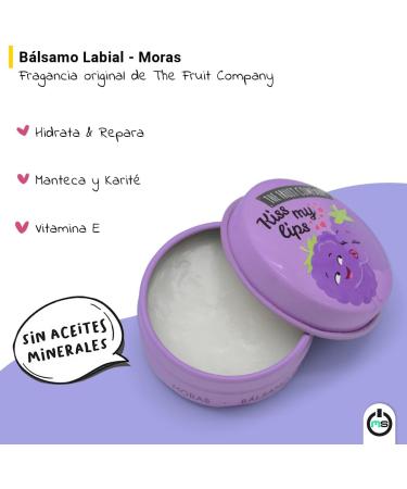 The Fruit Company Moras Lip Balm 3 Pack Moisturizes and repairs with butter and shea Vitamin E Mineral oil free - Buy Online on GoSupps.com