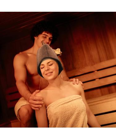 Exceart Felt Sauna Hat for Men & Women | Wool Sauna Cap - Perfect Wellness Accessory for Spa & Shower - Buy Online on GoSupps.com
