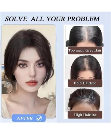 Bangs Hair Clip Natural Human Hair Clip-In Bangs Hairline Replacement Lanugo Bangs Hand Woven Hair Bangs with Sideburns Clip in Hair Extensions Bangs Clip in Hair - Buy Online on GoSupps.com