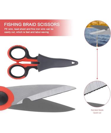 YLINSHA Fishing Tool Kit - 8pc Fillet Knife, Scissors, Pliers, Ruler, Lanyard & Waterproof Bag - Saltwater Tackle Accessory Set - Buy Online on GoSupps.com