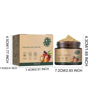 Shantou Yingji 2 pieces Batana hair cream organic Batana hair balm natural batana hair balm nourishing and restorative care for dry and frizzy hair smoothing care balm 2 pieces - Buy Online on GoSupps.com