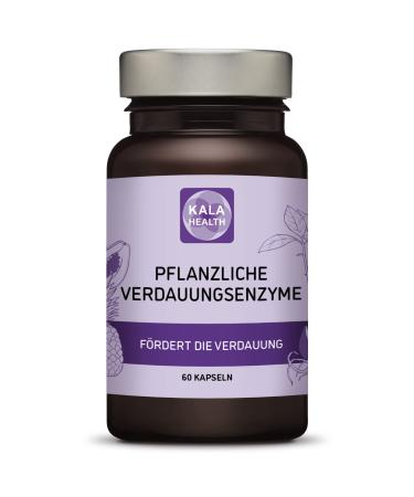 Vegetable digestive enzymes from Kala Health - plant -based highly active enzymes from fermentation - stable enzymes stomach acid for optimal absorption - optimize the degradation of food