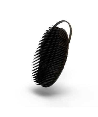 Aesthetic Essentials - The Body Scrubber  Black Premium Silicone Scrubber  Exfoliate and Nourish Your Skin  Long Lasting  The Better Way to Clean