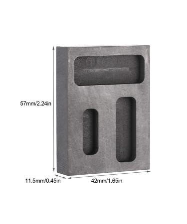 Salmue Graphite Melting Mold Combo for Gold Silver Aluminum Jewelry - Ingot Torch Crucible for Casting and Refining - Buy Online on GoSupps.com