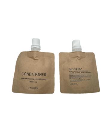 Eco-Friendly Conditioner Recyclable Kraft Paper Pouch Bag - 100 Pack | Perfect for Travel & Sustainable Beauty - Buy Online on GoSupps.com