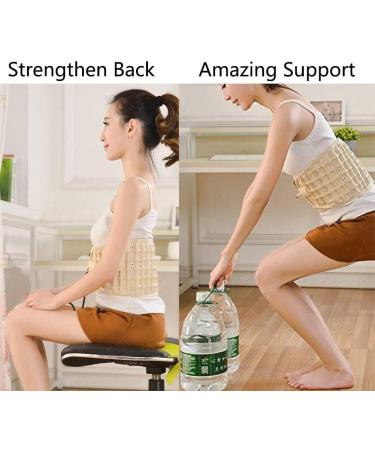 Decompression Therapy Back Support Belt | Lumbar Support for Lower Back Pain Relief & Injury Prevention (29-49 inch Waist) - Buy Online on GoSupps.com
