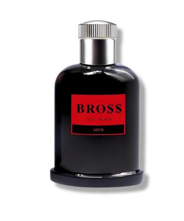 BRO$$ JUST BLACK MEN EAU DE PARFUM 3.4 FL. Oz. Aromatic fragrance for men. - Buy Online on GoSupps.com